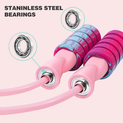 Rope With 2 In 1 Training Adjustable Ropeless Skipping Rope Sports DealSniper.net