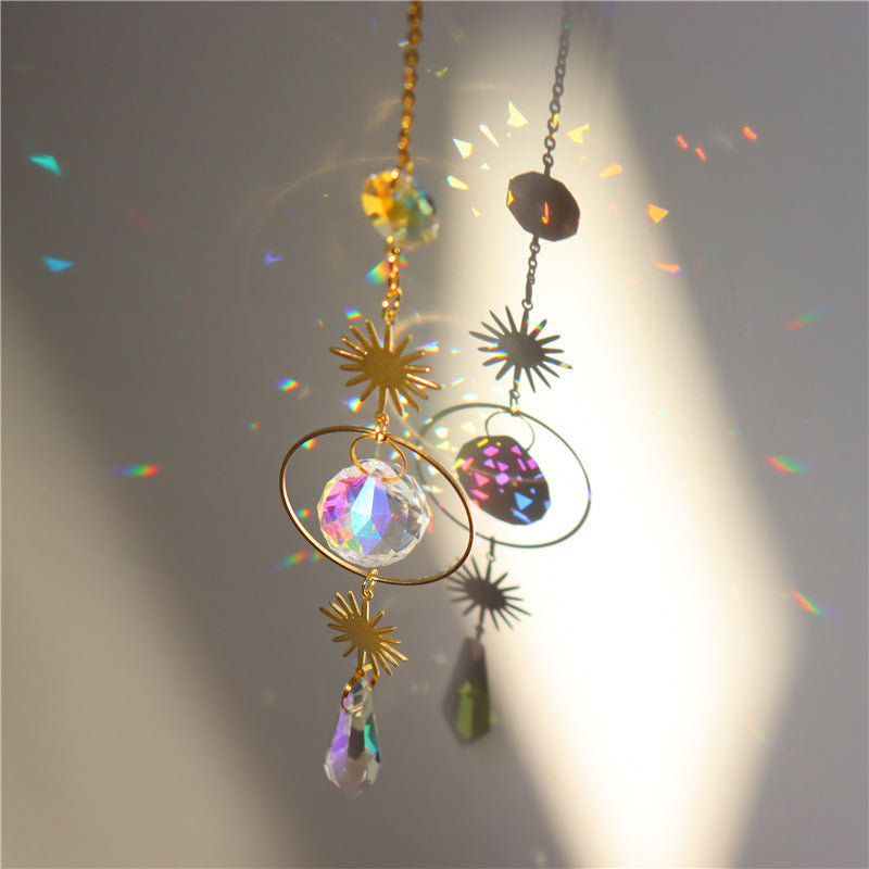 Sun Catcher Garden Lighting Jewelry Hanging Prism Pendant Garde Garden dealsniper-net Style1