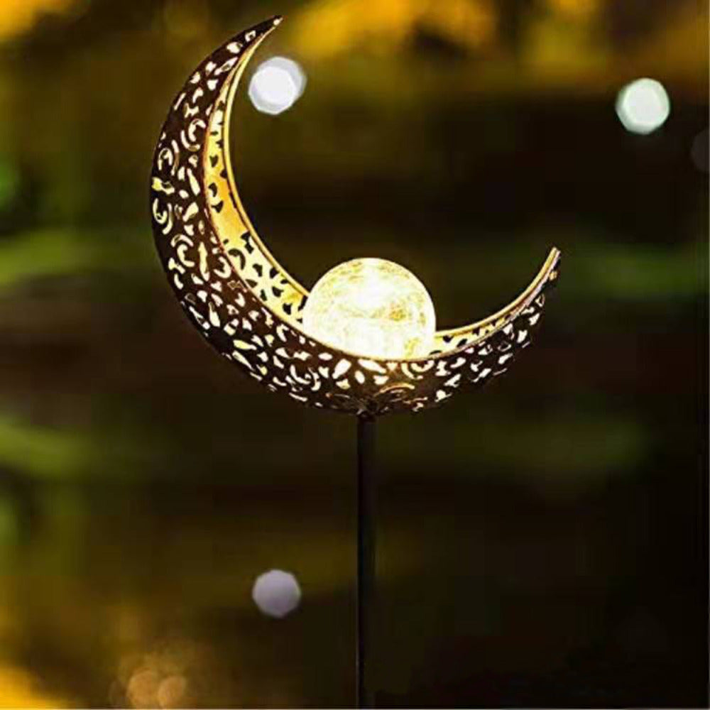 LED Solar Flame Metal Decorative Light Home dealsniper-net