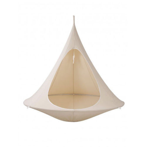 Flying Saucer Lightweight Portable Nylon Hammock Outdoor dealsniper-net White 100x110cm