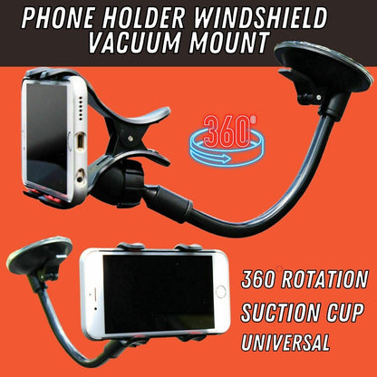 360 Car Rearview Mirror Rotation Adjustable Phone Holder Mount Multifunction