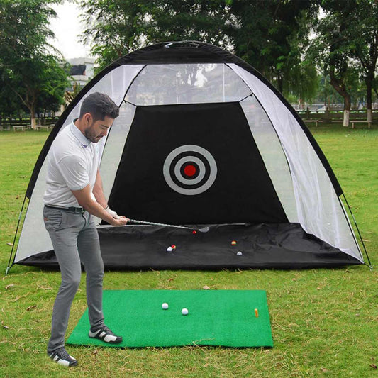 Golf Practice Net Tent Golf Hitting Cage Garden Grassland Practice Tent