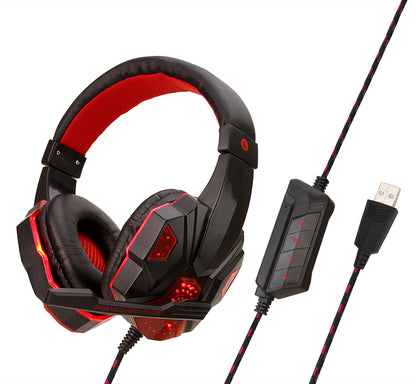 headphones Gadgets dealsniper-net Black red B