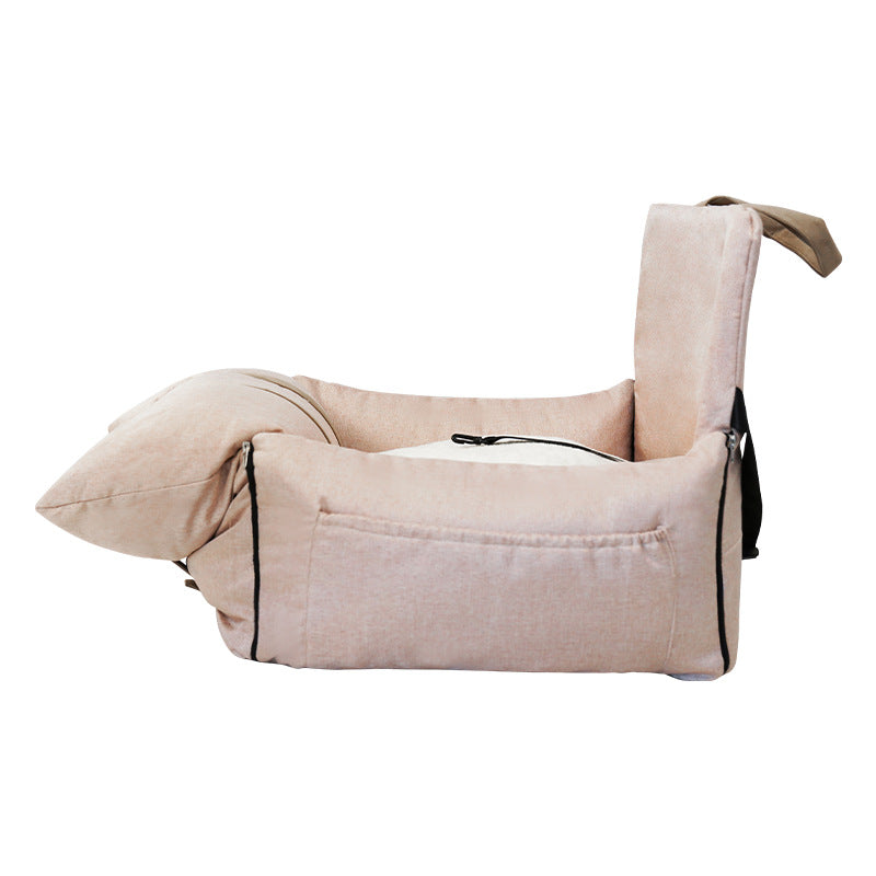 Outbound Travel Portable Car Pet Nest Pets Gym From House C020 Beige