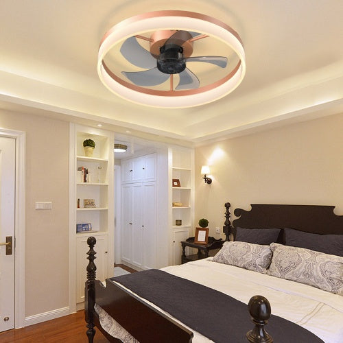 Ceiling Fan With Light Dimmable LED Recessed Ceiling