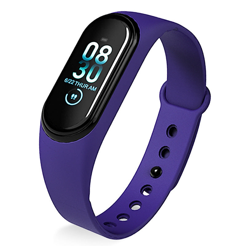 Smart Bracelet Fitness Tracker Waterproof Fitness Bracelet Sports Gym From House Blue