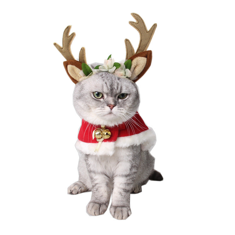 Christmas and New Year Windshield Cloak Pets Gym From House