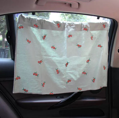 Pastoral Style Korea's New Car Curtains Vehicle Gym From House D