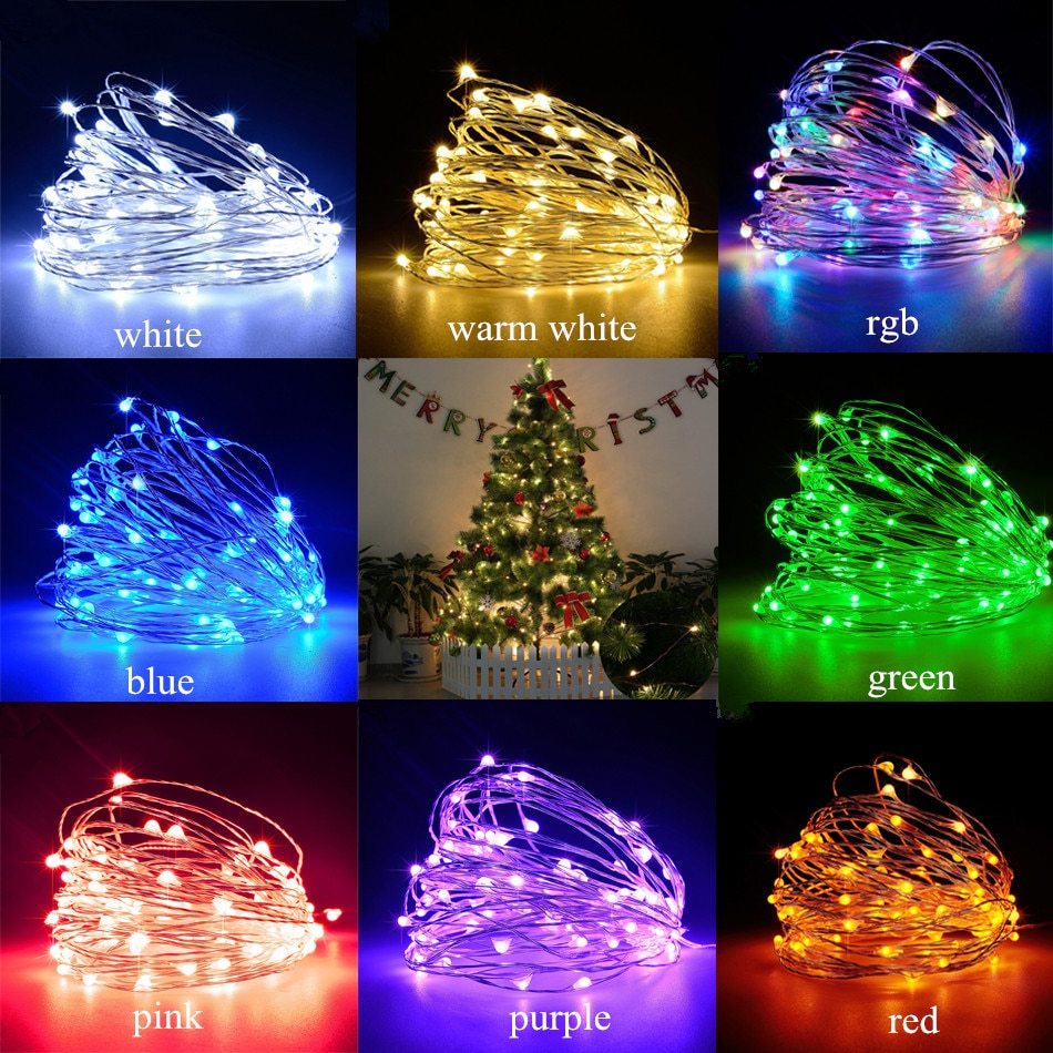 Christmas Light Led Outdoor Battery USB Powered String Lights