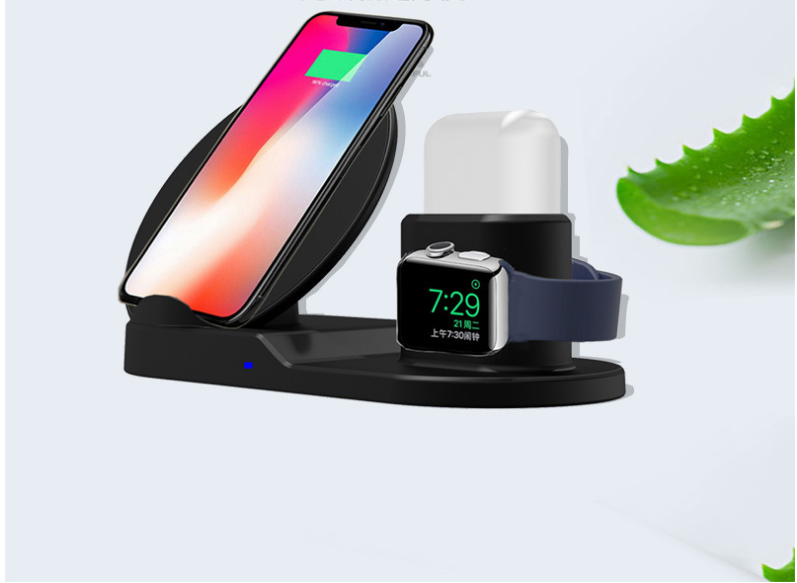 Compatible with Apple , 3-in-1 Wireless Charger Phones DealSniper.net