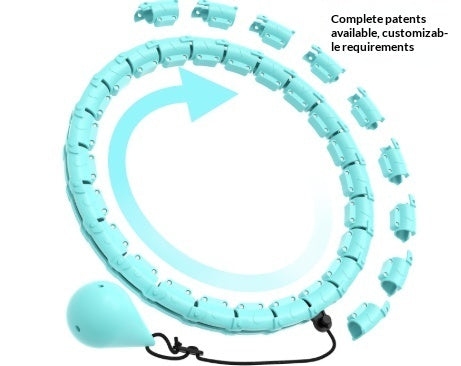 Hula Hoop For Women Designed For Belly Slimming And Fitness Sports Gym From House Cyan 6 section refill pack