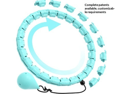 Hula Hoop For Women Designed For Belly Slimming And Fitness Sports Gym From House Cyan 6 section refill pack