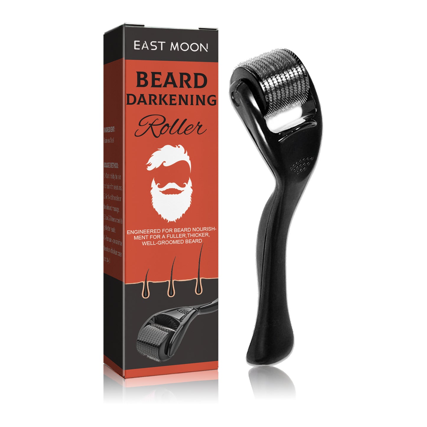 Beard Thick Roller Strong And Moisturizing Men dealsniper-net Black