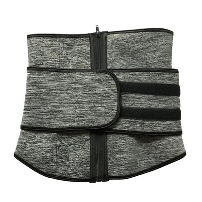 sports belts fitness girdle abdomen corset belts belt waist corset sweat belt Sports DealSniper.net 3XL Double Straps Grey