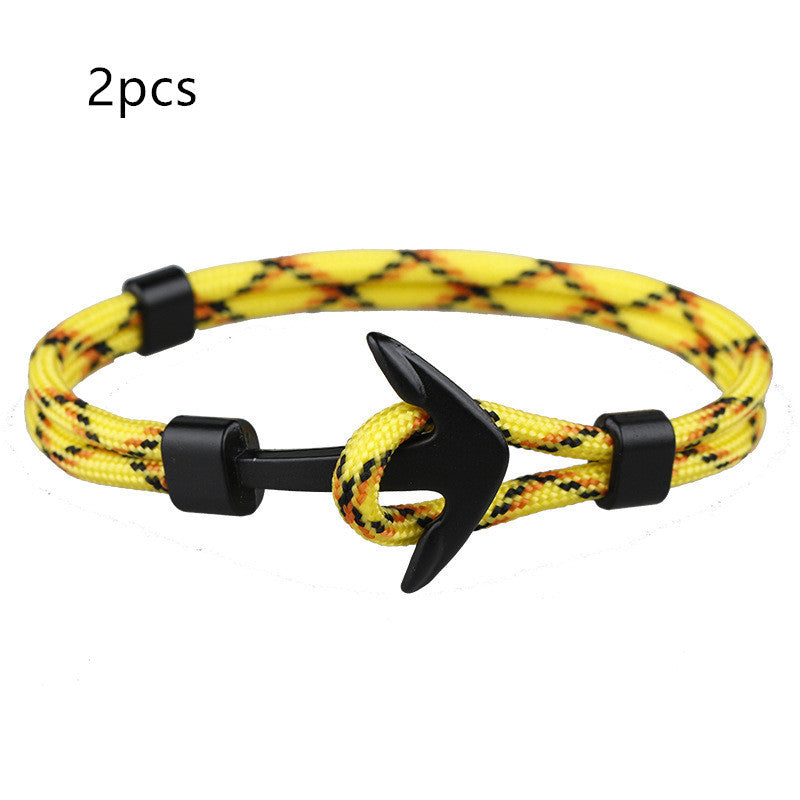 Anchor Bracelet Umbrella Black Pirate Anchor Hand Strap Gift Kids dealsniper-net B4 2pcs