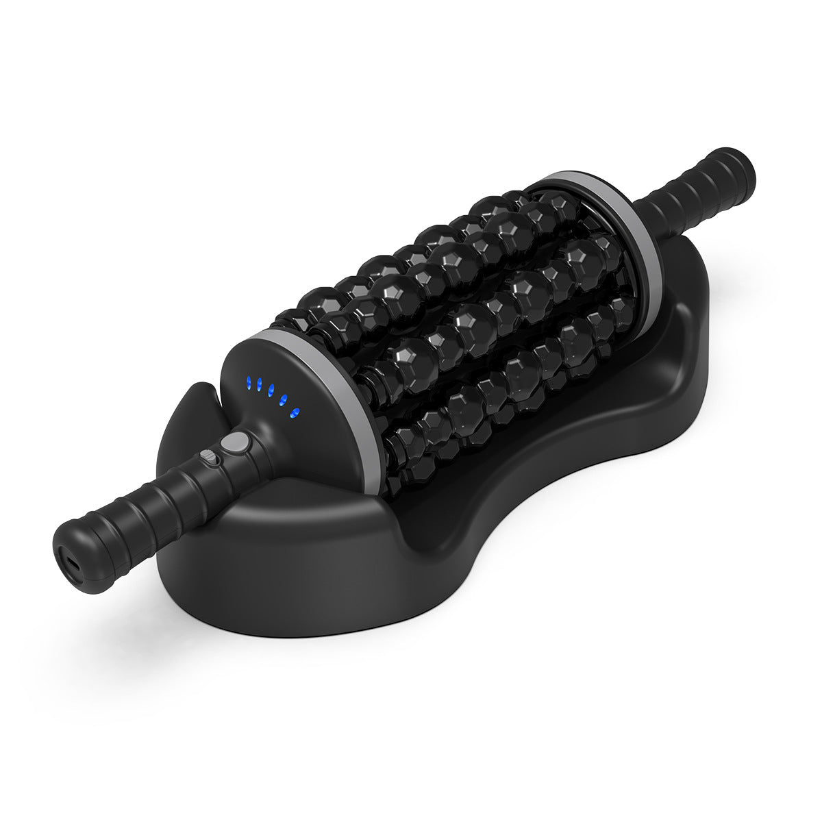 Muscle Relaxation Handheld Electric Rollers Massager Sports Gym From House Gray