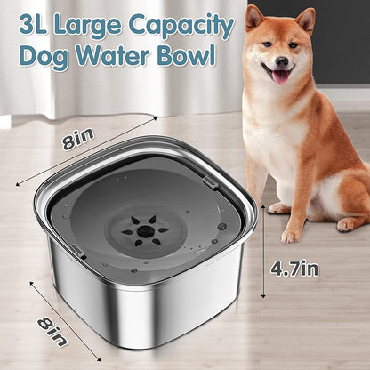 Pet Stainless Steel Water Bowl Large Capacity Floating Pets dealsniper-net