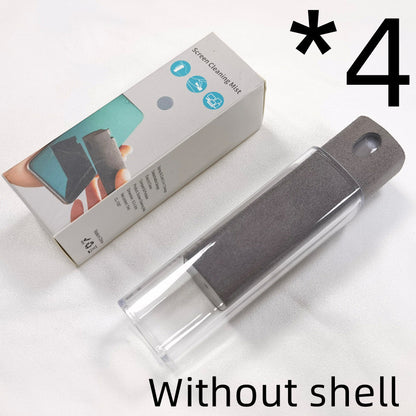 Mobile Phone Screen Cleaner Artifact Storage Integrated Electronics DealSniper.net 4pcs Light grey Without shell