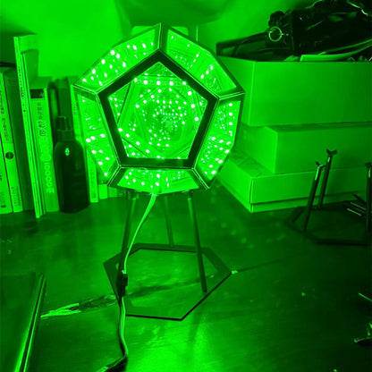 Creative Cool Unlimited Dodecahedron Small Night Lamp Color Home Decor Gym From House