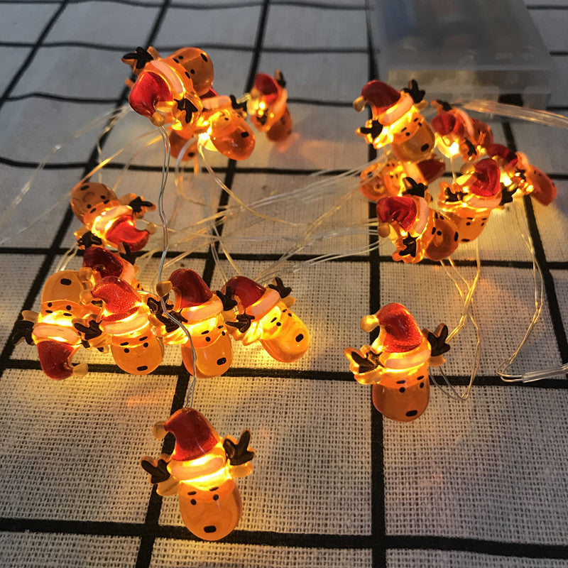 Christmas Decoration Light LED String Lights Santa Claus Holidays DealSniper.net Light post 1 Style