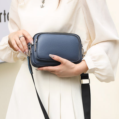 Trendy Fashion Multi-layer Leather Handbag Women Gym From House
