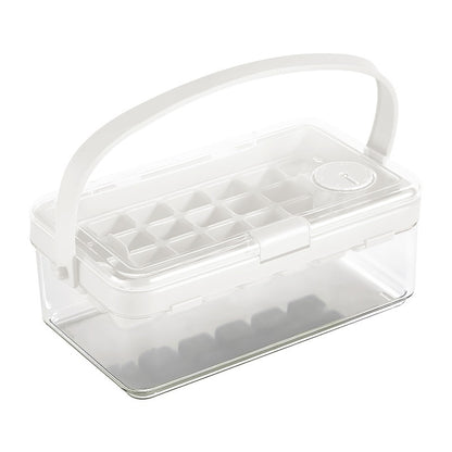 Food Grade Ice Maker Double-layer Push-type Silicone Ice Tray Kitchen dealsniper-net