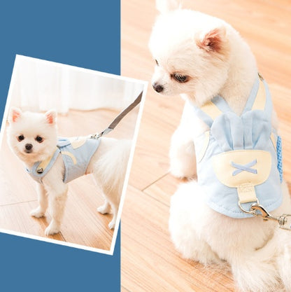 Cute Pet Dog Harness Leash Set Pets Gym From House Macaran L