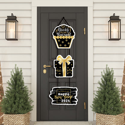 New Year Party Decoration Door Hanging Decoration House Gym From House New Year Door Hanging