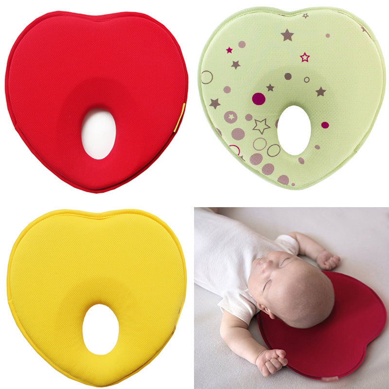 Newborn Infant Anti Roll Pillow Prevent Flat Head Neck Pillow Kids dealsniper-net