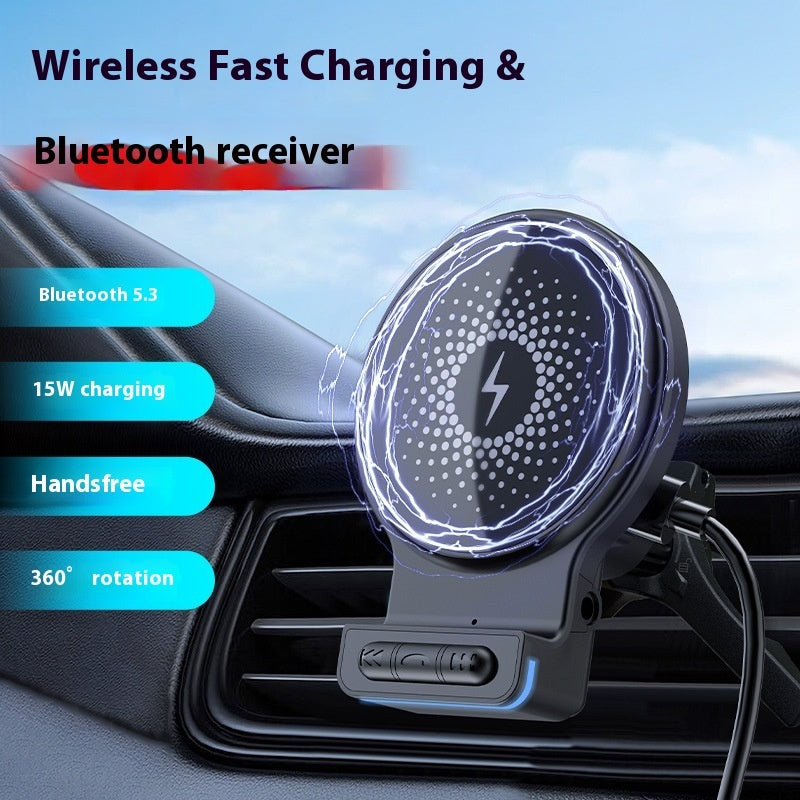 Car Magnetic Wireless Charger 15W Convenient Charging Bracket