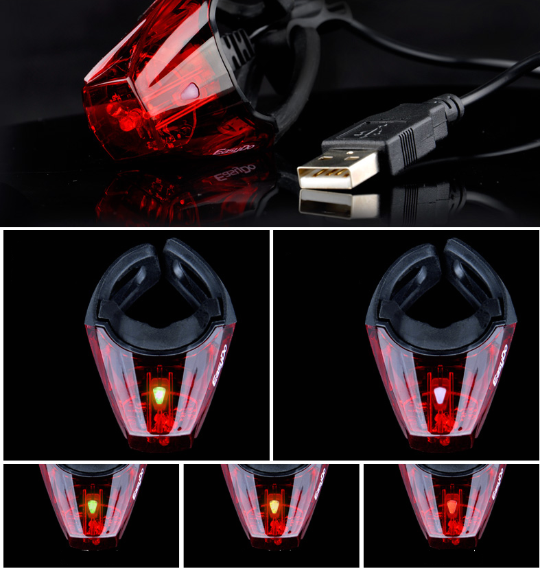 Bicycle Tail Light Safety Tail Light Night Riding Light Outdoor dealsniper-net