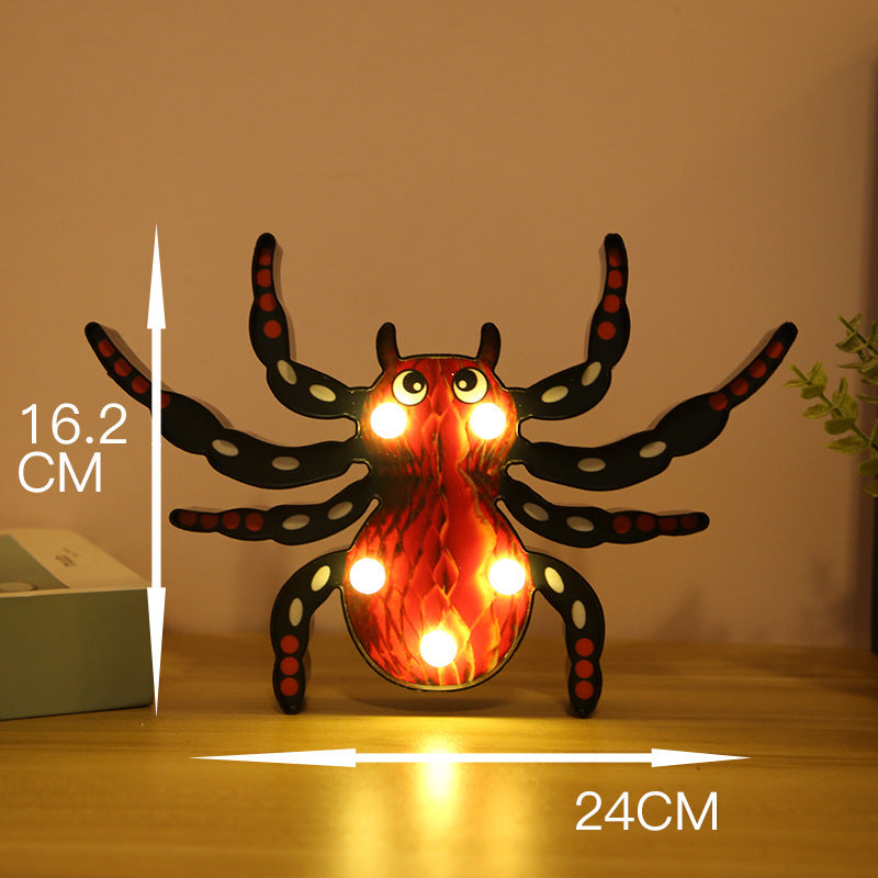 Halloween Lights Decoration LED Light Pumpkin Spider Bat