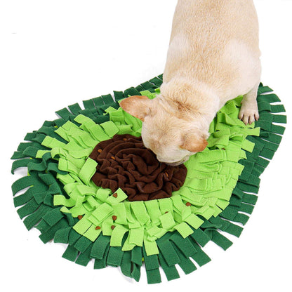 Dog Sniffing Mat Dog Puzzle Toy Pet Snack Feeding Mat Pets Gym From House