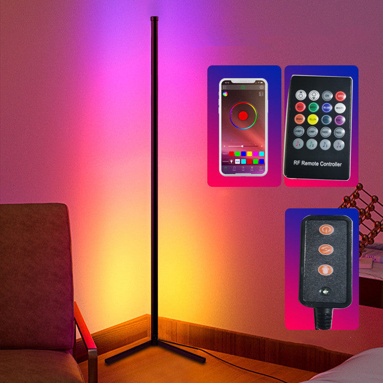 Symphony Bluetooth-compatible RGB Floor Graffiti Home Decor DealSniper.net Style A 120CM USB