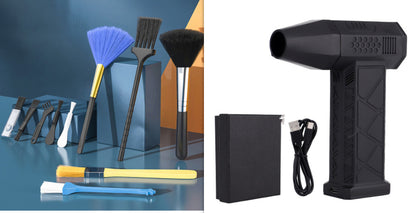 Mini Turbo Violent Fan Dust Blowing Gun House DealSniper.net 120W Black set