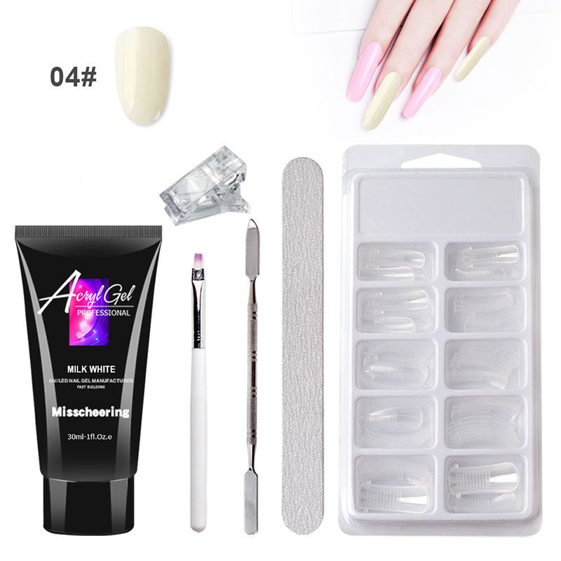 Painless Extension Gel Nail Art Without Paper Holder Beauty dealsniper-net 4 Color