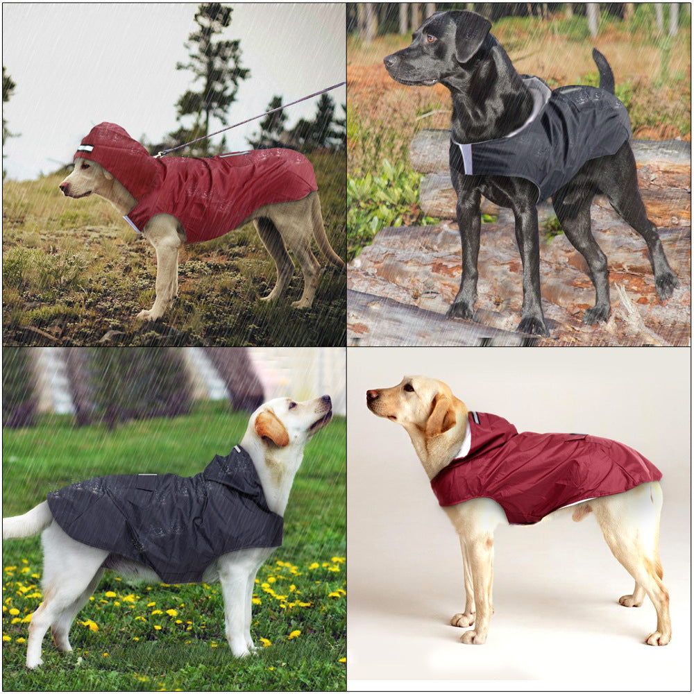Pet Waterproof Windproof Hood Puppy Raincoat Pets dealsniper-net