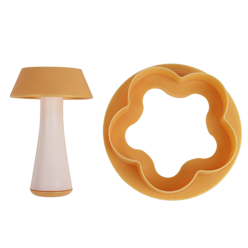 Plastic Pastry Tamper Tart Shell Molds Cake Cutter Flower Round