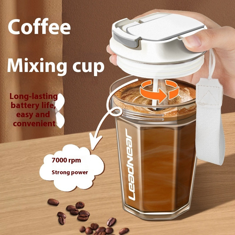 Coffee Fully Automatic Mixing Rechargeable Shake Cup Kitchen Gym From House