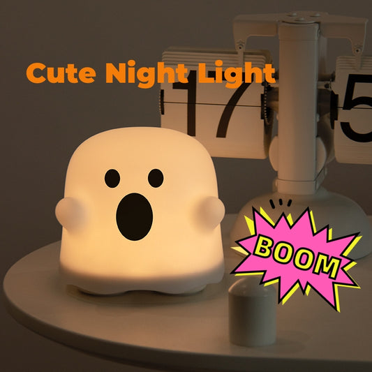 Home Decor Silicone Night Light Bedside Table Lamp LED Touch Sensor Holidays Gym From House