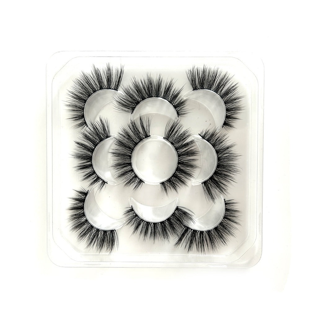 3D Volumizing 5 Pairs Of False Eyelashes Beauty dealsniper-net