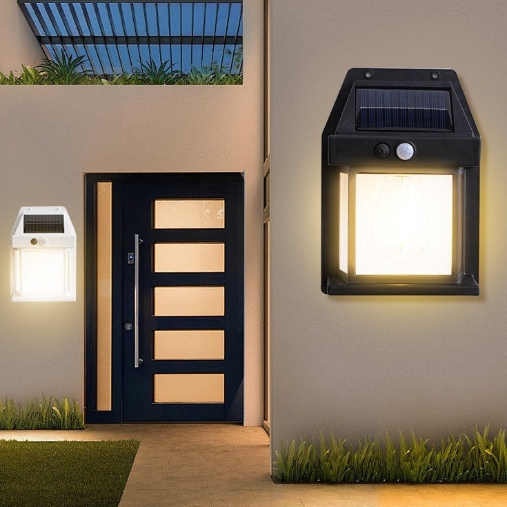 Outdoor Solar Tungsten Wall Light With Motion Sensor IP65 Outdoor DealSniper.net