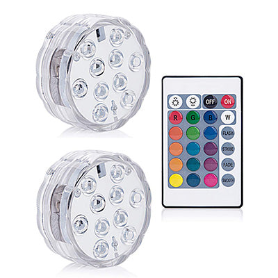 3 LEDs Underwater Light 16 Colors RGB IP68 Waterproof Swimming Pool