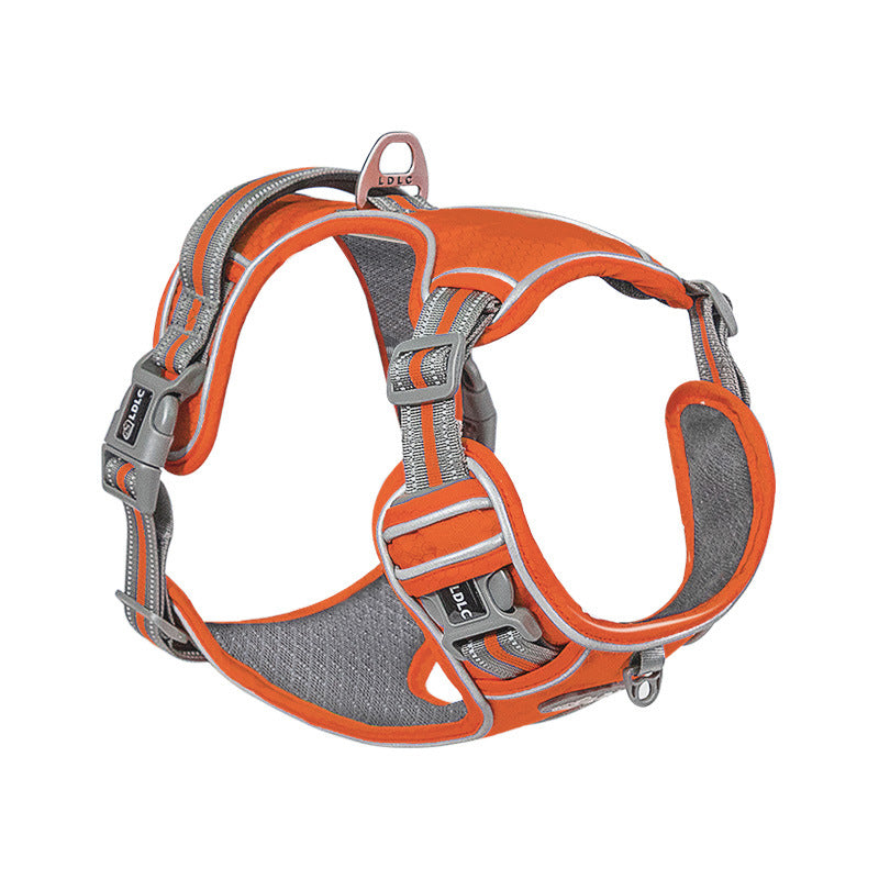 Pets out chest strap Pets dealsniper-net Orange L