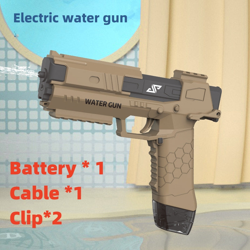 Electric Water Toy Gun Spray Blaster Pistol Airsoft Summer Toys Kids DealSniper.net Brown Cartridge edition USB