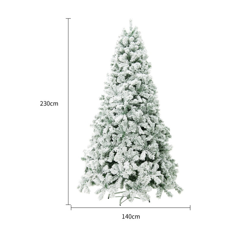 Window Decoration PVC Encrypted Christmas Tree Decorations House dealsniper-net JUZSSDS0952 white 230CM