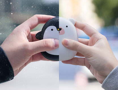 Cute Cartoon Penguin Polar Bear Electric Hand Warmers Heating Pocket Kids Gym From House