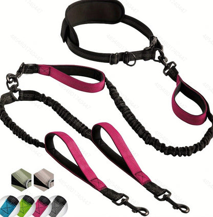 Pet Supplies Fitness Sports Running Hand Holding Rope Pets Gym From House Black And Rose Red 90x90x100