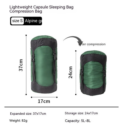 Down Compression Outdoor Storage Bag Outdoor dealsniper-net Alpine Green S Code