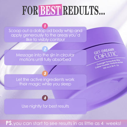 Cofultic Night Sleep Tightening Cream Flat Wrinkles Beauty Gym From House